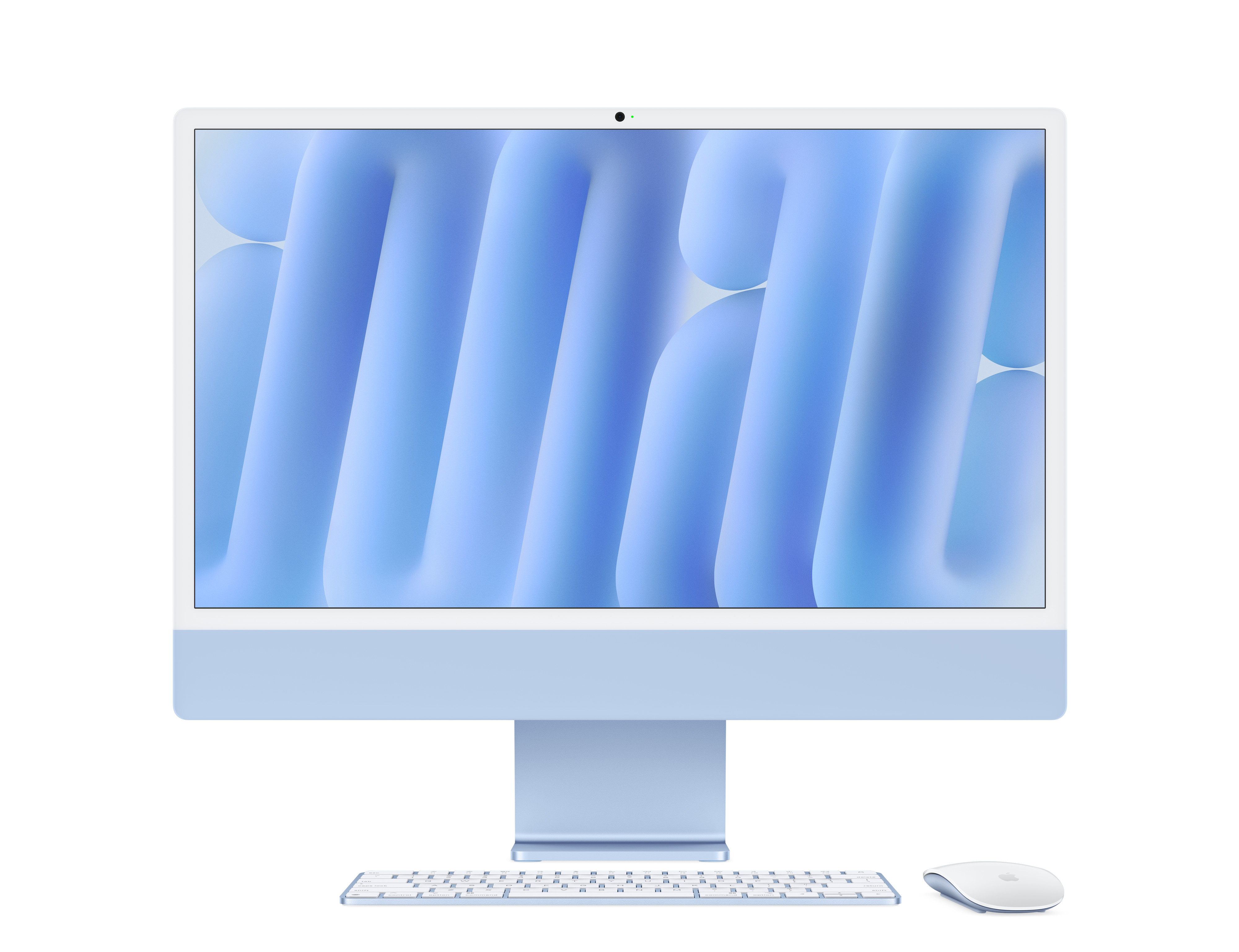 24-inch iMac with Retina 4.5K display: Apple M4 chip with 10?core CPU and 10?core GPU, 24GB, 512GB SSD - Blue